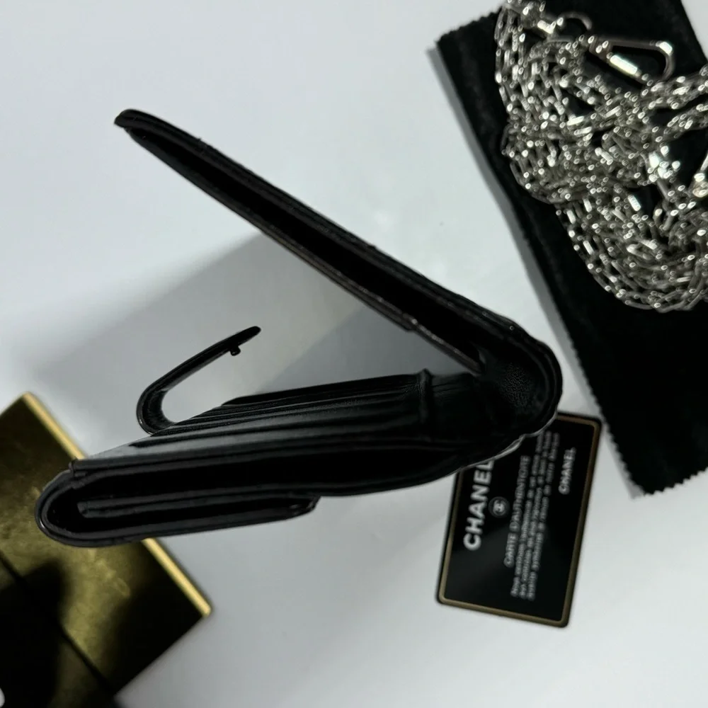 AUTHENTIC CHANEL PATENT LEATHER WALLET